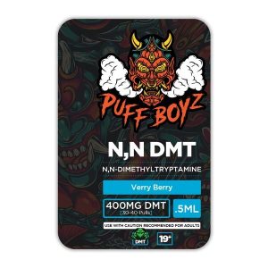 Buy Puff Boyz N,N-DMT Verry Berry Cartridge 400mg | Premium DMT Vape Pen Online